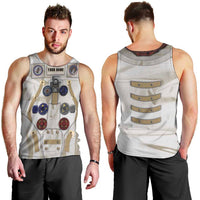 Personalized Astronaut Men Tank Top Space Explorer - Wonder Print Shop