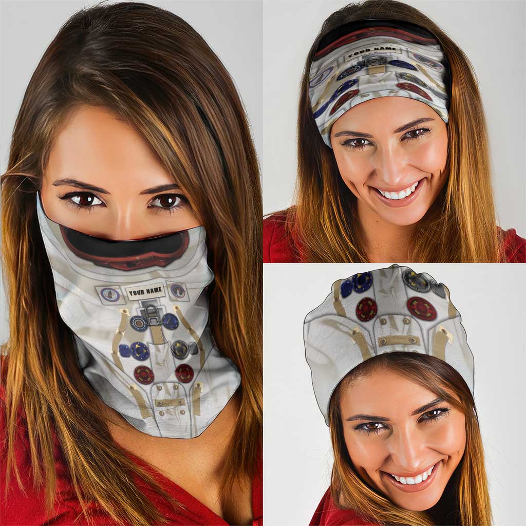 Personalized Astronaut Neck Gaiter Space Explorer - Wonder Print Shop