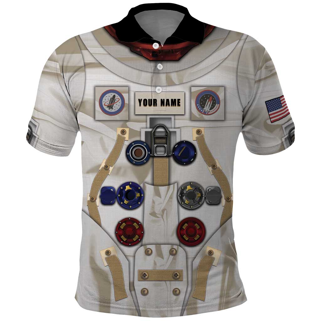 Personalized Astronaut Polo Shirt Space Explorer - Wonder Print Shop