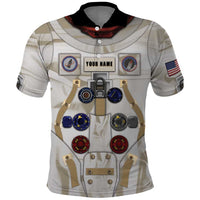 Personalized Astronaut Polo Shirt Space Explorer - Wonder Print Shop