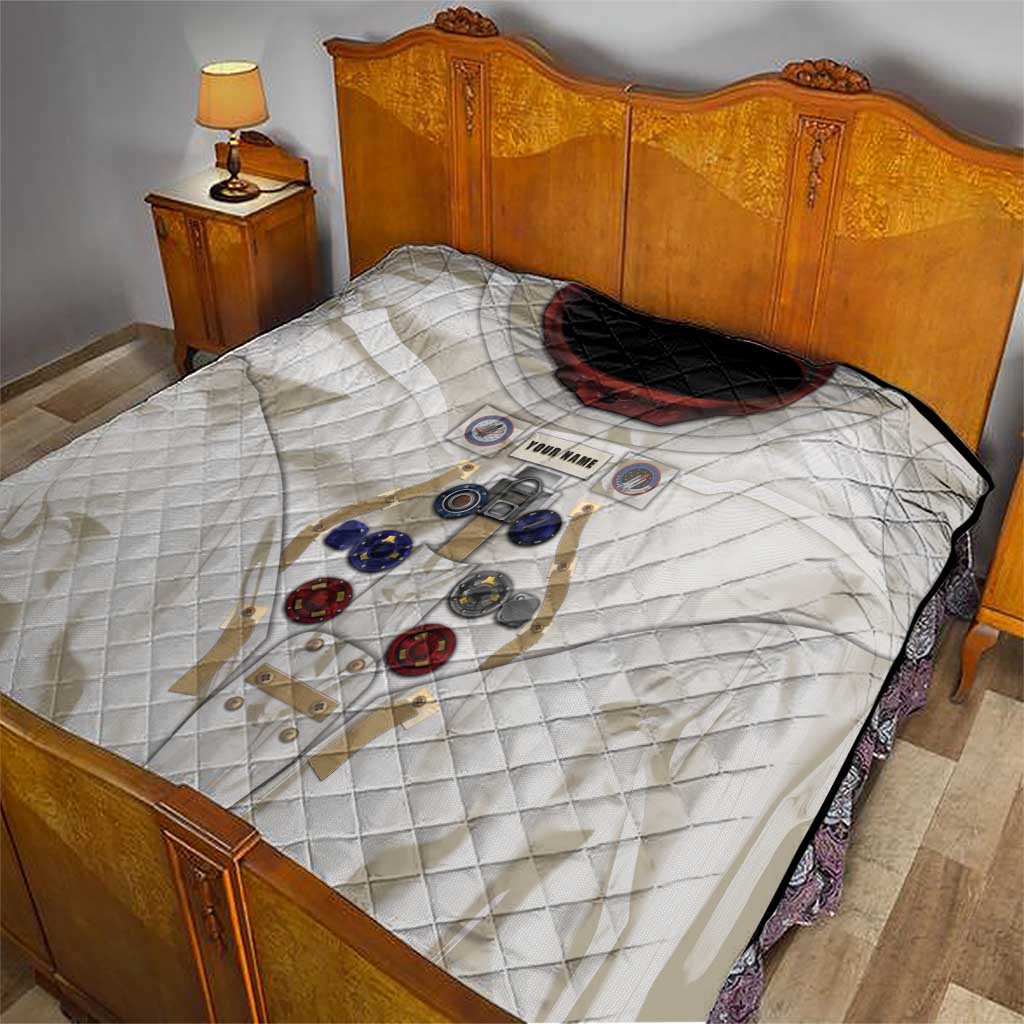 Personalized Astronaut Quilt Space Explorer - Wonder Print Shop