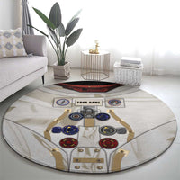 Personalized Astronaut Round Carpet Space Explorer - Wonder Print Shop