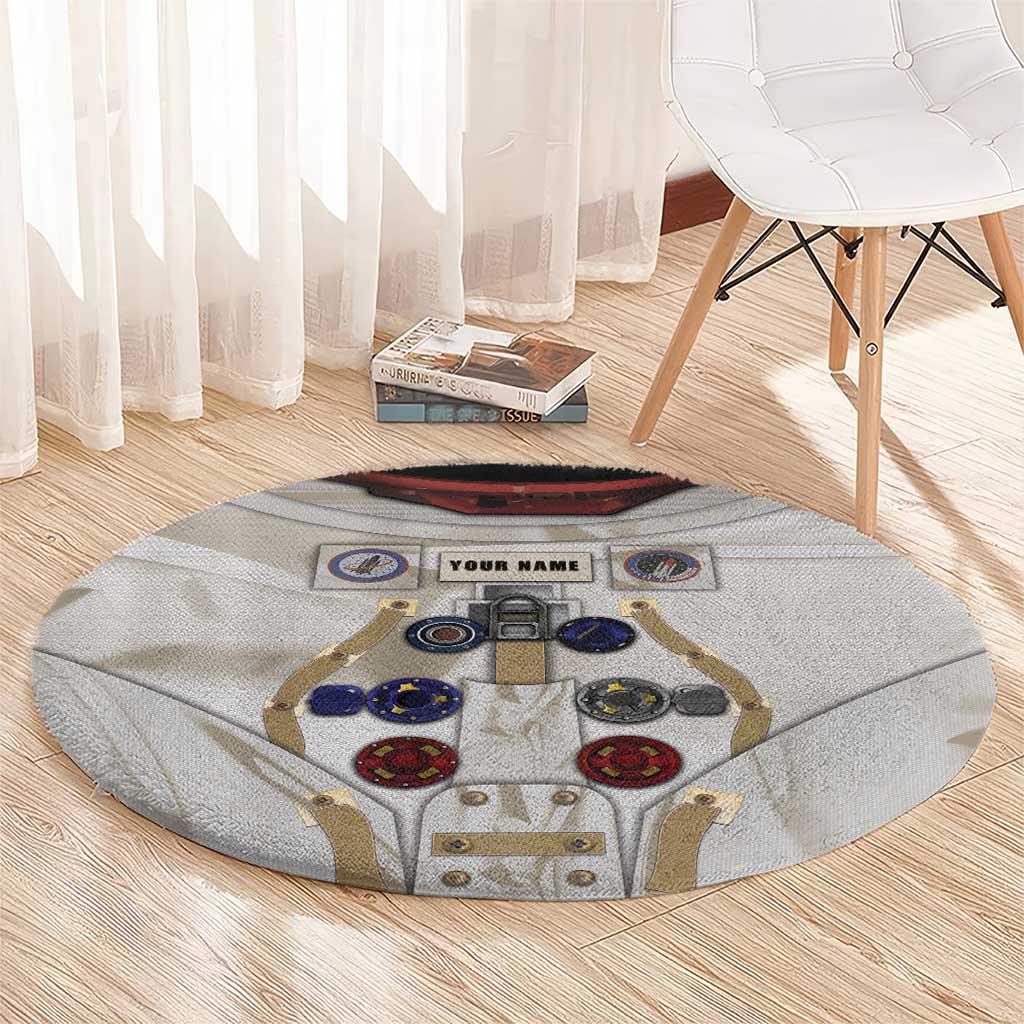 Personalized Astronaut Round Carpet Space Explorer - Wonder Print Shop