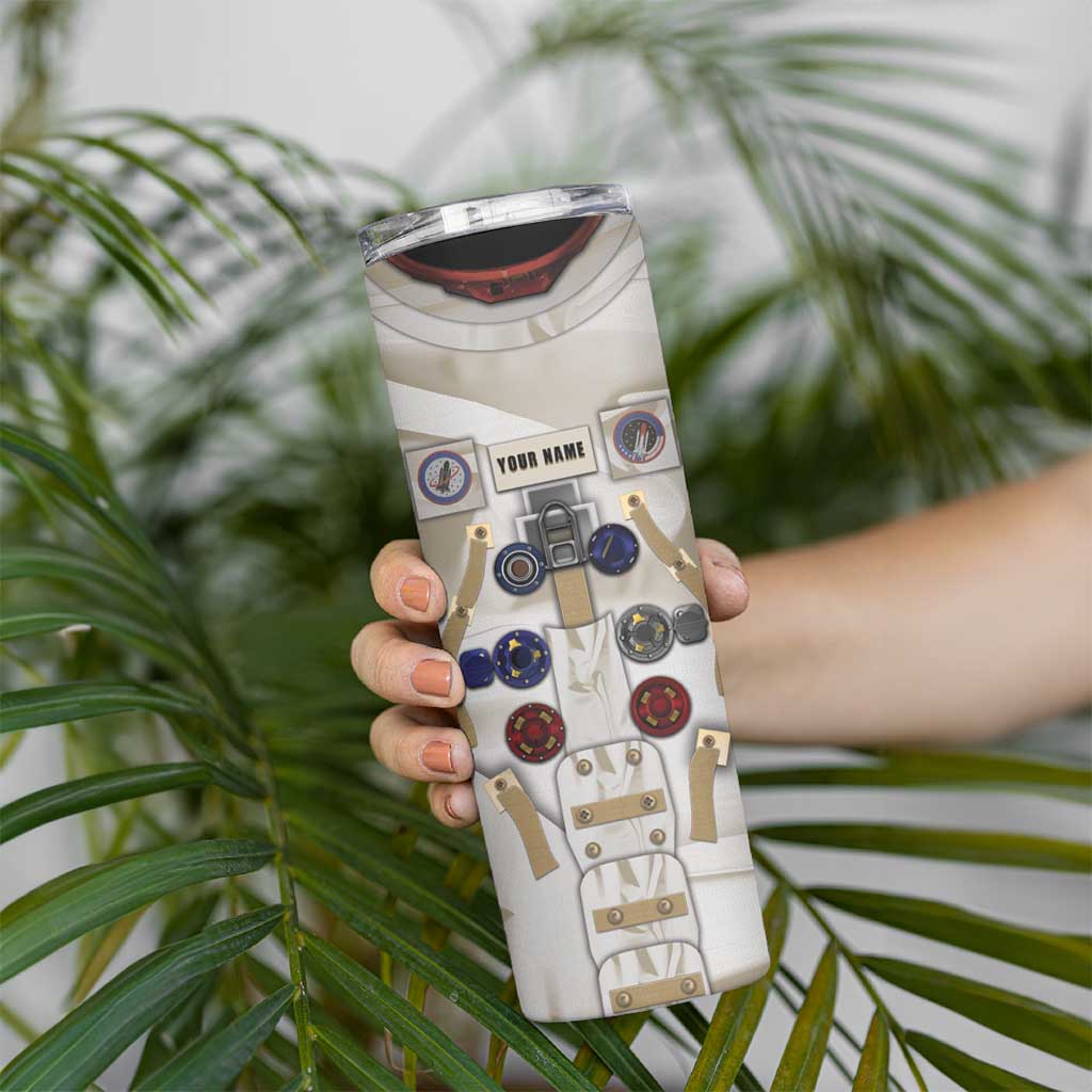 Personalized Astronaut Skinny Tumbler Space Explorer - Wonder Print Shop