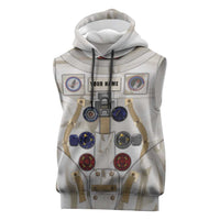 Personalized Astronaut Sleeveless Hoodie Space Explorer - Wonder Print Shop