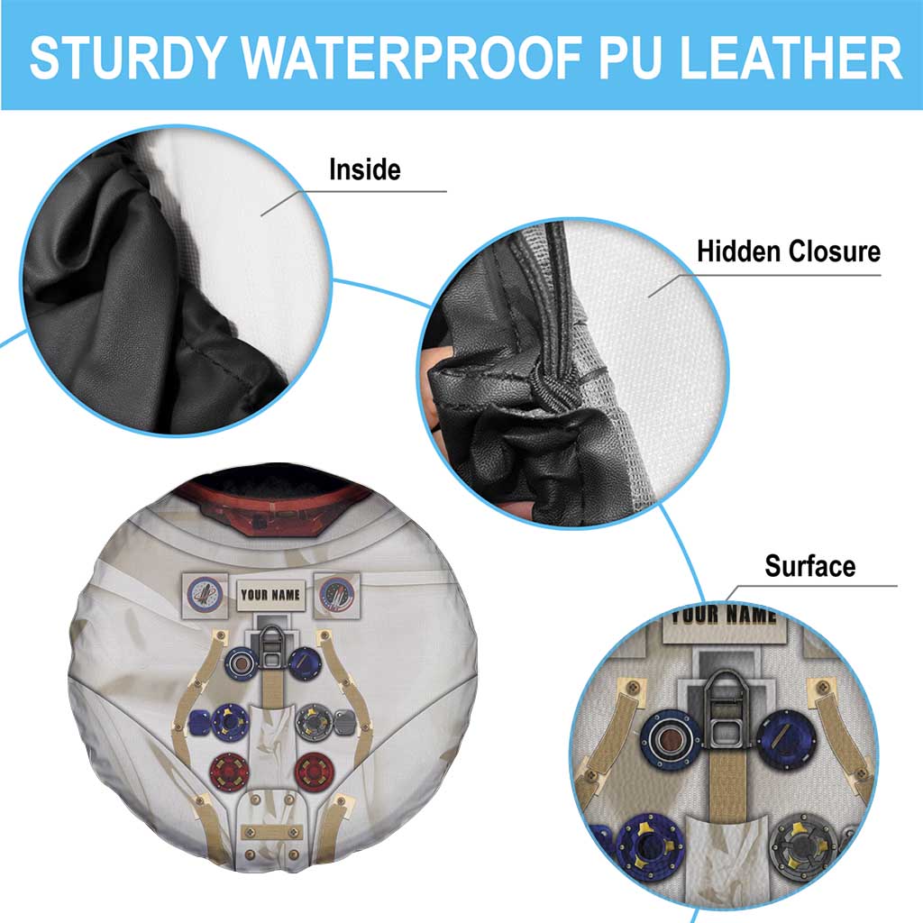 Personalized Astronaut Spare Tire Cover Space Explorer - Wonder Print Shop