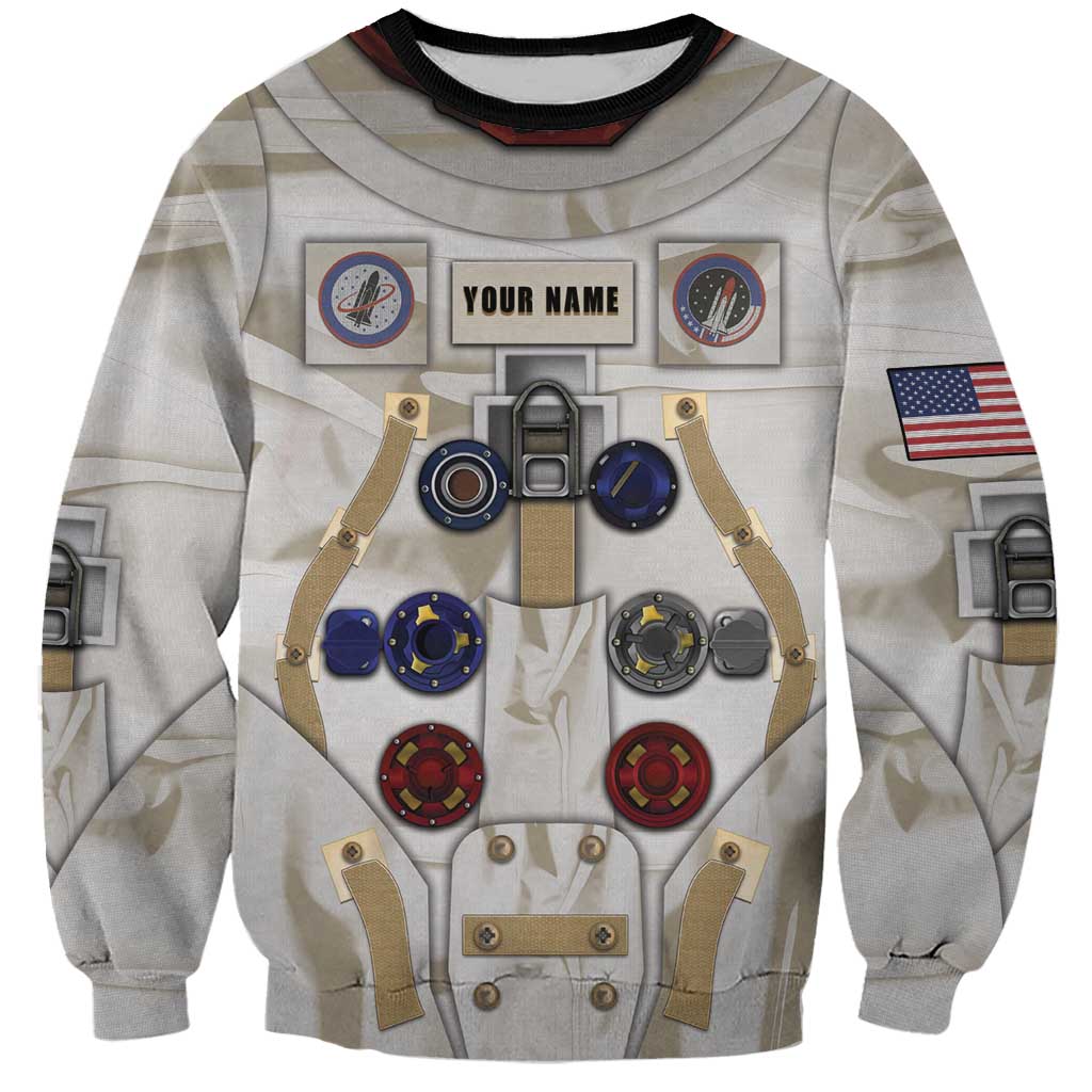 Personalized Astronaut Sweatshirt Space Explorer - Wonder Print Shop