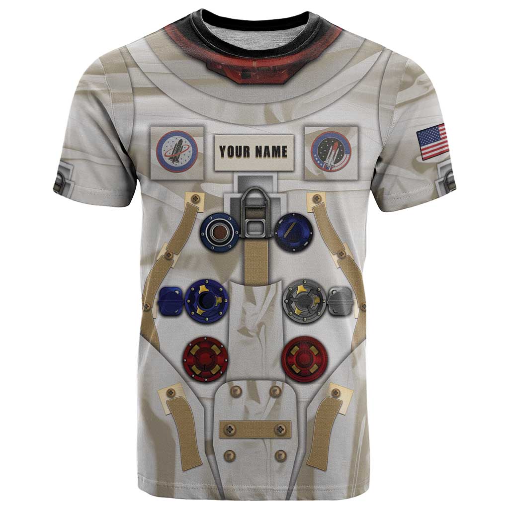 Personalized Astronaut T Shirt Space Explorer - Wonder Print Shop