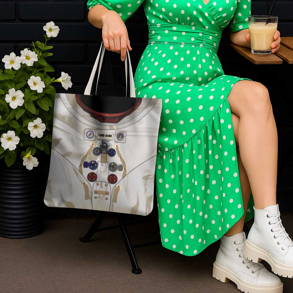 Personalized Astronaut Tote Bag Space Explorer - Wonder Print Shop