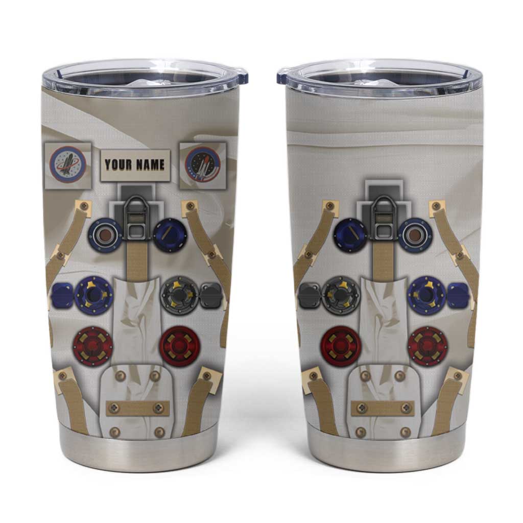 Personalized Astronaut Tumbler Cup Space Explorer - Wonder Print Shop