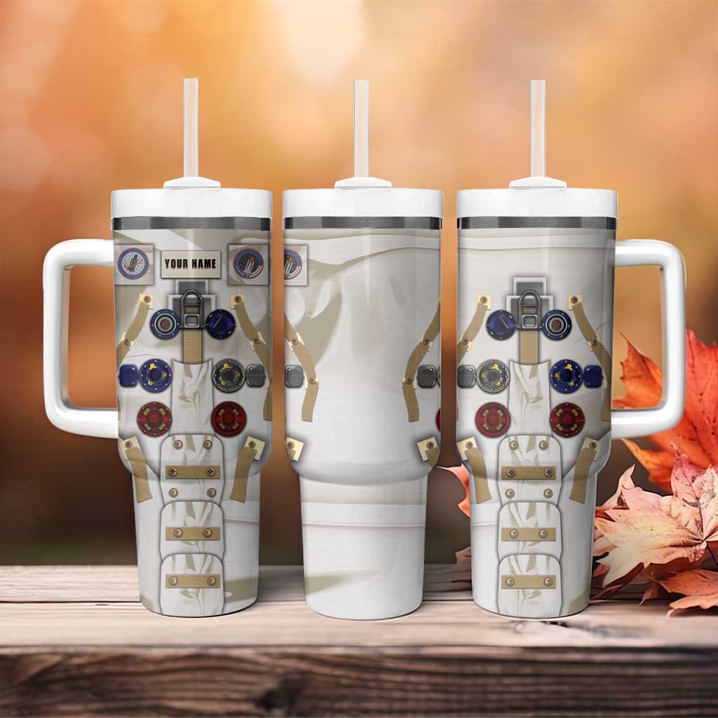 Personalized Astronaut Tumbler With Handle Space Explorer - Wonder Print Shop