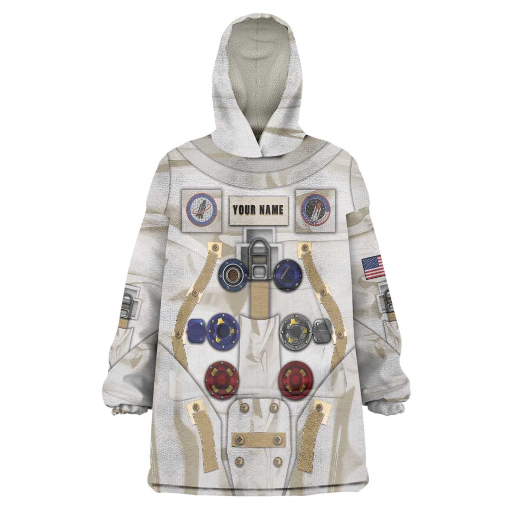 Personalized Astronaut Wearable Blanket Hoodie Space Explorer - Wonder Print Shop