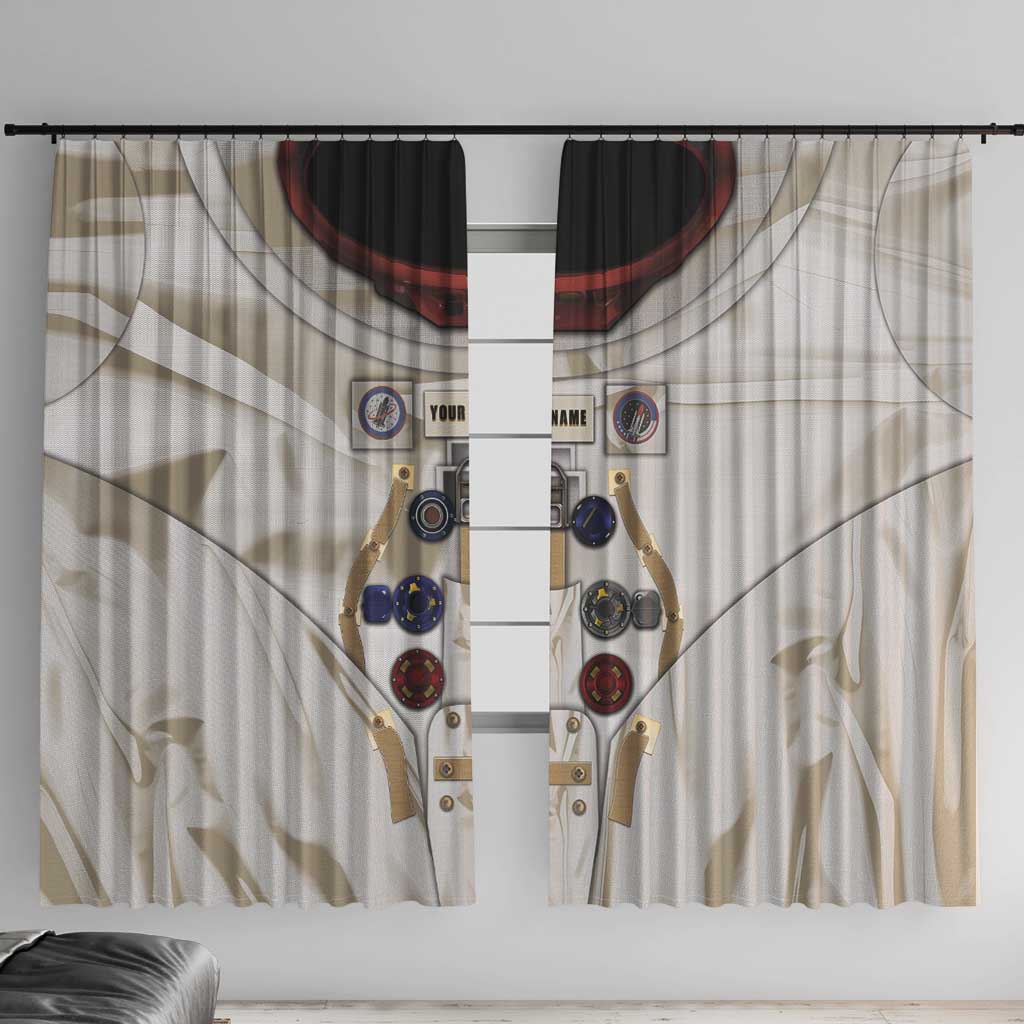 Personalized Astronaut Window Curtain Space Explorer - Wonder Print Shop