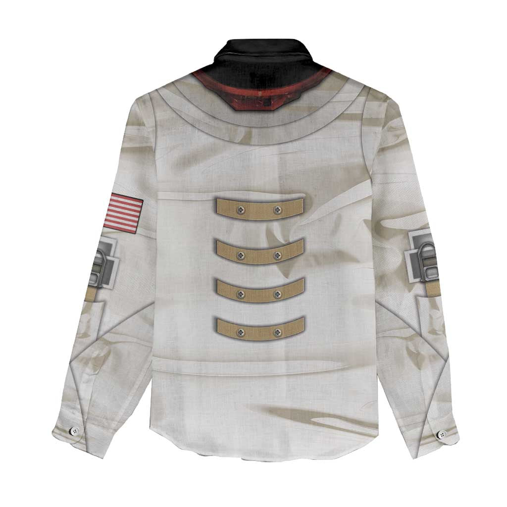Personalized Astronaut Women Casual Shirt Space Explorer - Wonder Print Shop