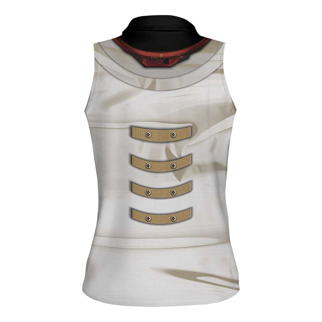 Personalized Astronaut Women Sleeveless Polo Shirt Space Explorer - Wonder Print Shop