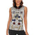 Personalized Astronaut Women Sleeveless Polo Shirt Space Explorer - Wonder Print Shop