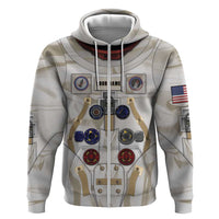 Personalized Astronaut Zip Hoodie Space Explorer - Wonder Print Shop