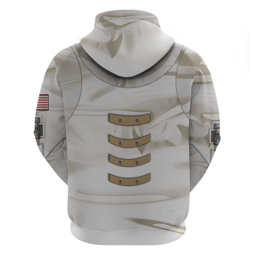 Personalized Astronaut Zip Hoodie Space Explorer - Wonder Print Shop