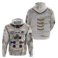 Personalized Astronaut Zip Hoodie Space Explorer - Wonder Print Shop