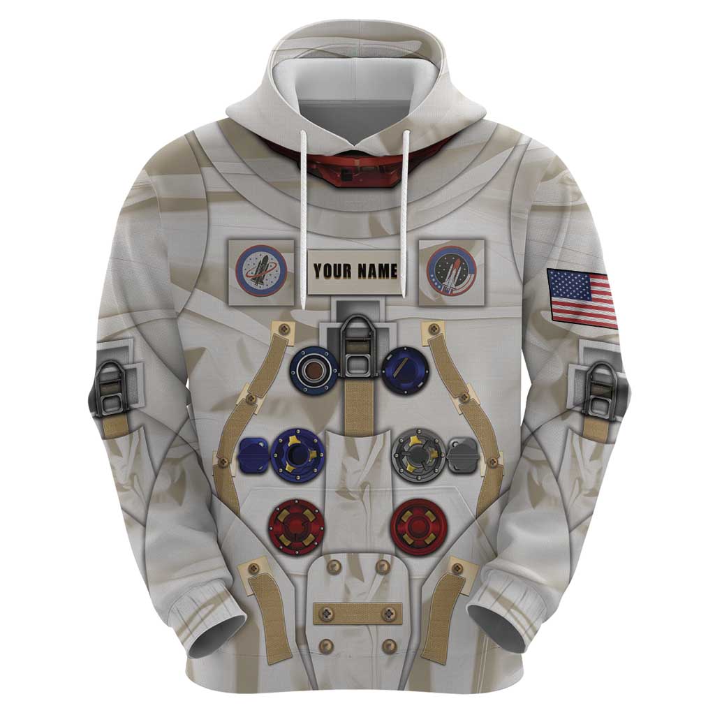 Personalized Astronaut Zip Hoodie Space Explorer - Wonder Print Shop