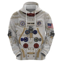 Personalized Astronaut Zip Hoodie Space Explorer - Wonder Print Shop
