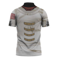 Personalized Astronaut Zipper Polo Shirt Space Explorer - Wonder Print Shop