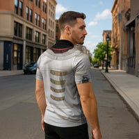 Personalized Astronaut Zipper Polo Shirt Space Explorer - Wonder Print Shop