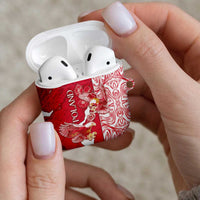 Poland AirPods Case Two White Eagles Fighting - Wonder Print Shop