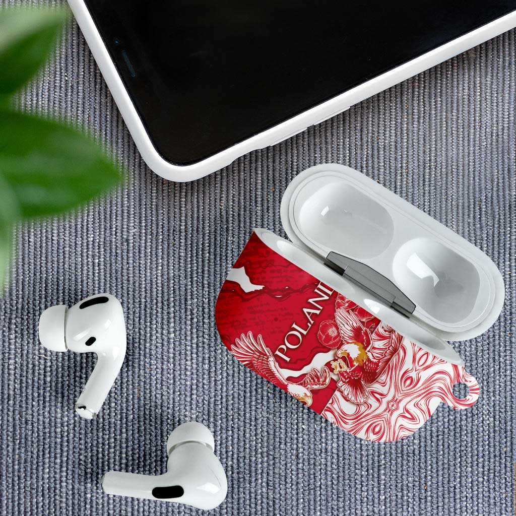 Poland AirPods Case Two White Eagles Fighting - Wonder Print Shop