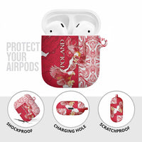 Poland AirPods Case Two White Eagles Fighting - Wonder Print Shop