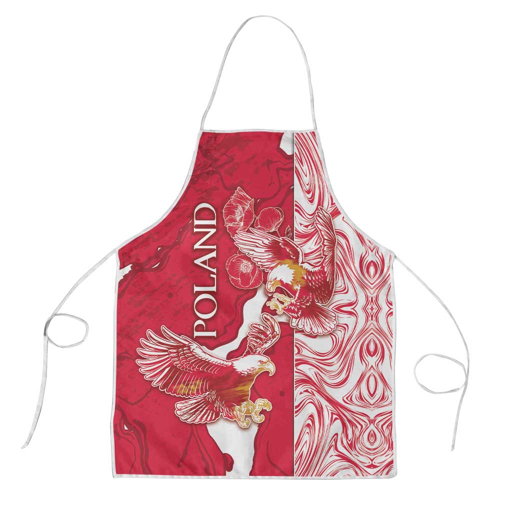 Poland Apron Two White Eagles Fighting - Wonder Print Shop