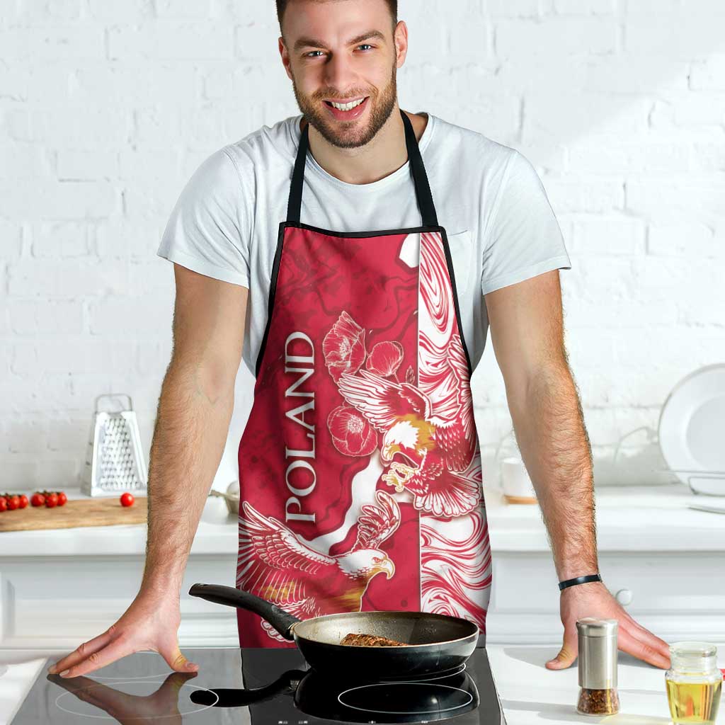 Poland Apron Two White Eagles Fighting - Wonder Print Shop