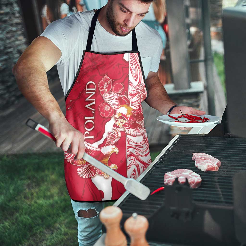 Poland Apron Two White Eagles Fighting - Wonder Print Shop