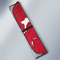 Poland Auto Sun Shade Two White Eagles Fighting - Wonder Print Shop