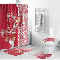 Poland Bathroom Set Two White Eagles Fighting - Wonder Print Shop