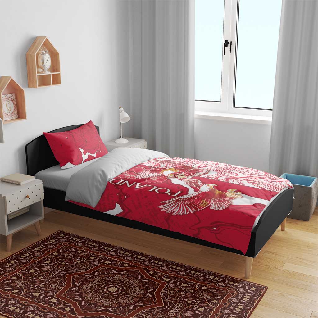 Poland Bedding Set Two White Eagles Fighting - Wonder Print Shop