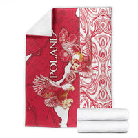 Poland Blanket Two White Eagles Fighting - Wonder Print Shop