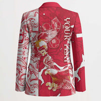Personalized Poland Blazer Two White Eagles Fighting - Wonder Print Shop
