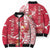 Personalized Poland Bomber Puffer Jacket Two White Eagles Fighting - Wonder Print Shop