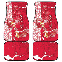 Poland Car Mats Two White Eagles Fighting - Wonder Print Shop