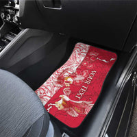 Poland Car Mats Two White Eagles Fighting - Wonder Print Shop