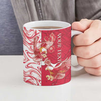 Personalized Poland Ceramic Mug Two White Eagles Fighting - Wonder Print Shop
