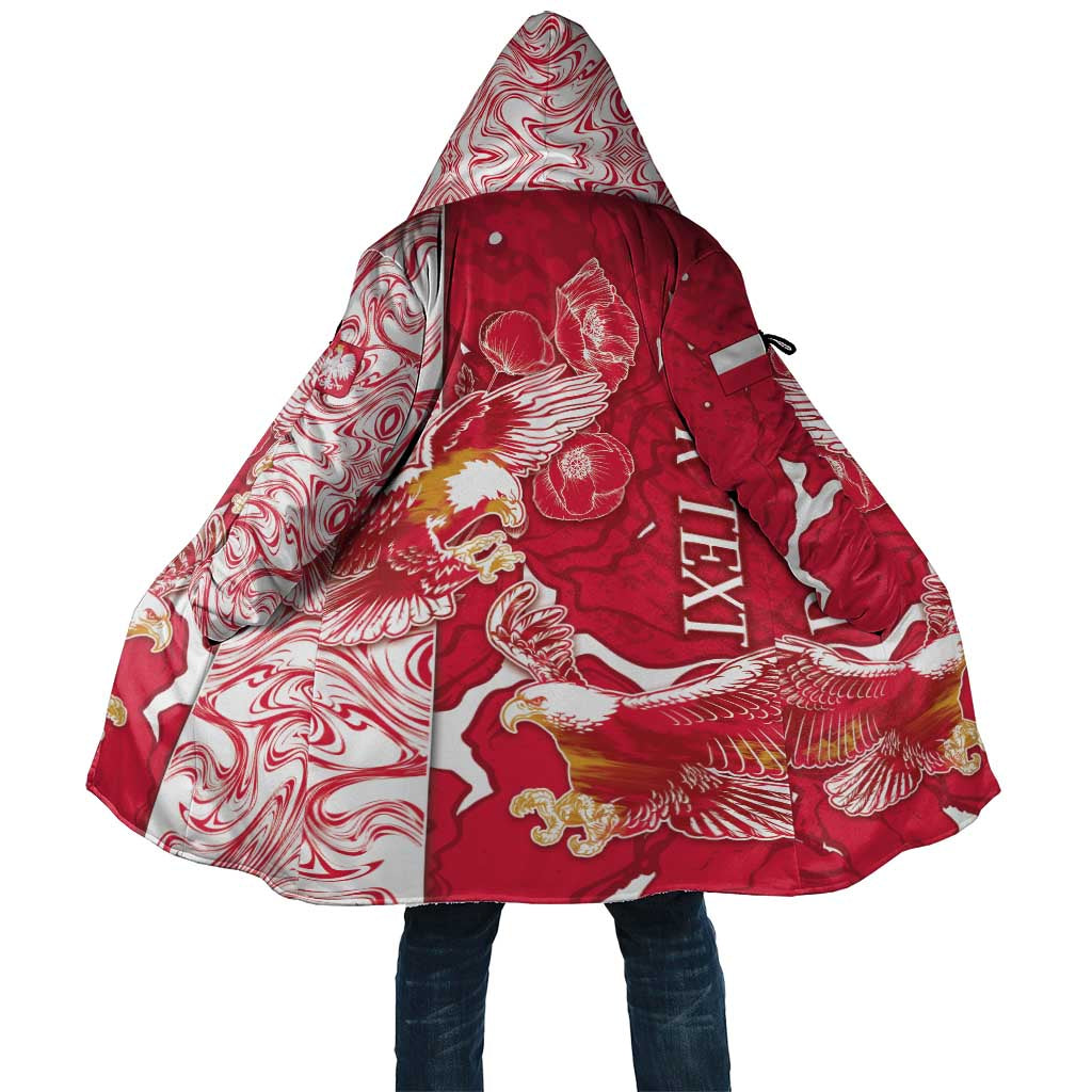 Personalized Poland Cloak Two White Eagles Fighting - Wonder Print Shop