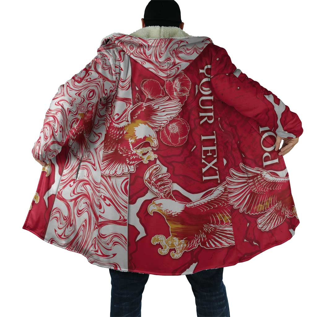 Personalized Poland Cloak Two White Eagles Fighting - Wonder Print Shop