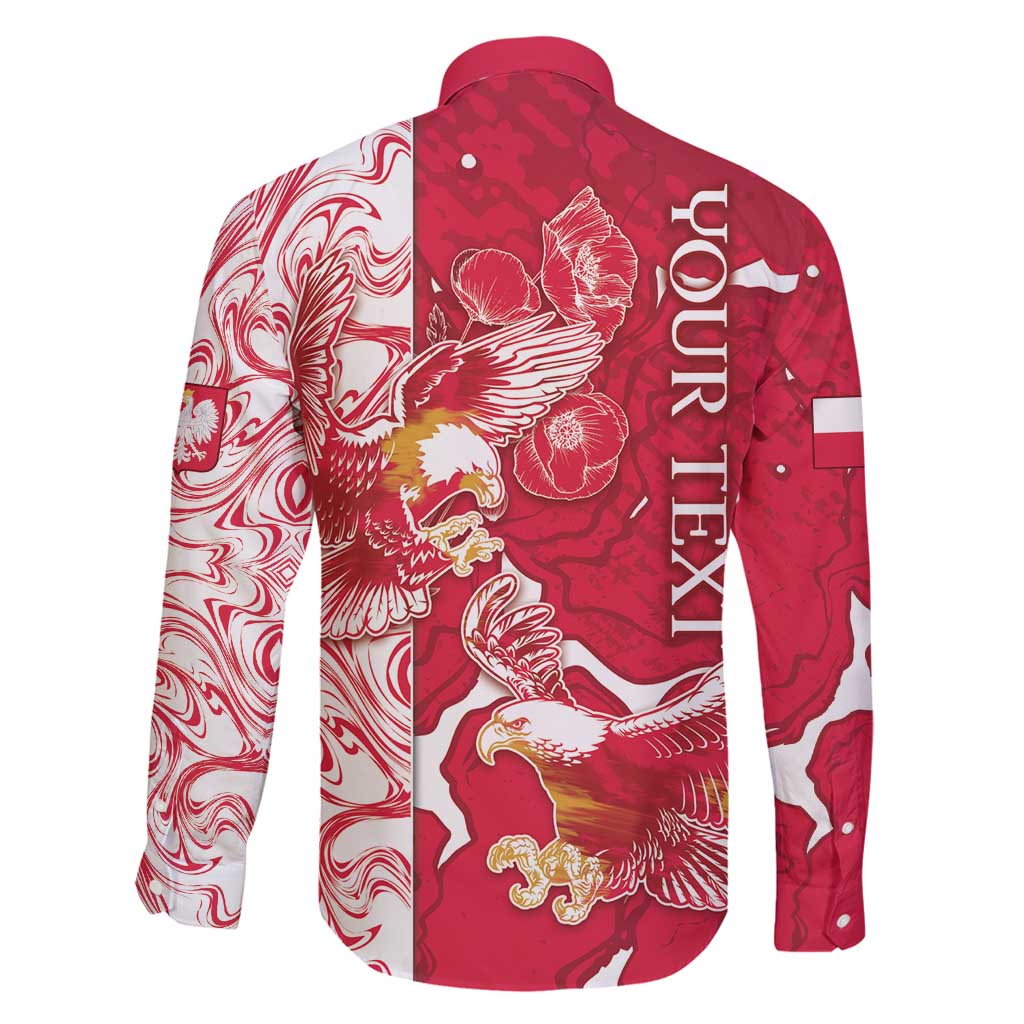 Personalized Poland Family Matching Long Sleeve Bodycon Dress and Hawaiian Shirt Two White Eagles Fighting - Wonder Print Shop