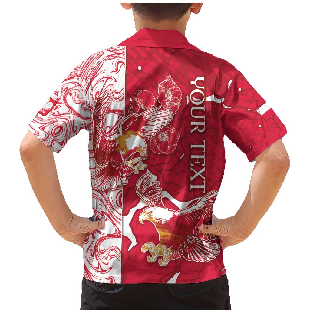 Personalized Poland Family Matching Mermaid Dress and Hawaiian Shirt Two White Eagles Fighting - Wonder Print Shop