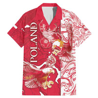 Personalized Poland Family Matching Mermaid Dress and Hawaiian Shirt Two White Eagles Fighting - Wonder Print Shop