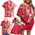 Personalized Poland Family Matching Off Shoulder Short Dress and Hawaiian Shirt Two White Eagles Fighting - Wonder Print Shop