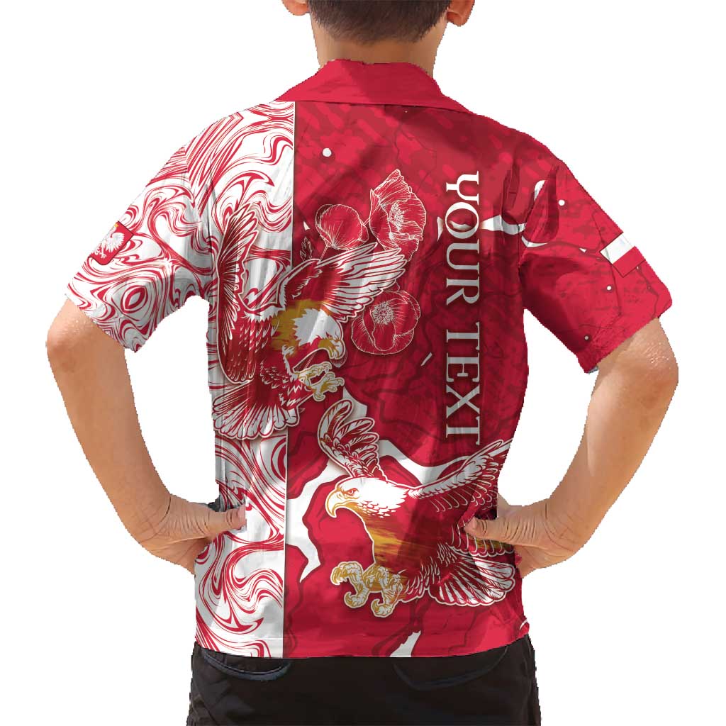 Personalized Poland Family Matching Puletasi and Hawaiian Shirt Two White Eagles Fighting - Wonder Print Shop