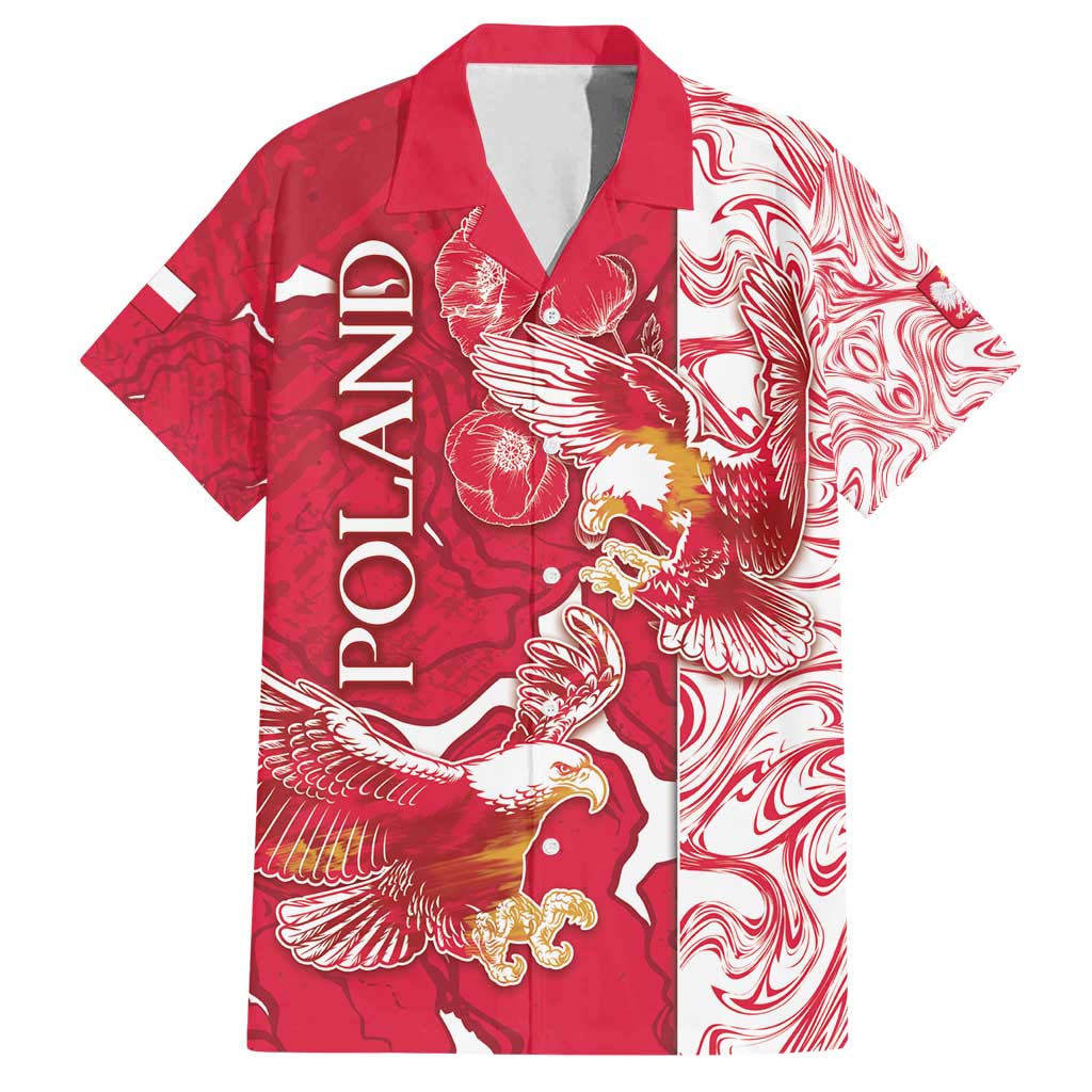 Personalized Poland Family Matching Summer Maxi Dress and Hawaiian Shirt Two White Eagles Fighting - Wonder Print Shop